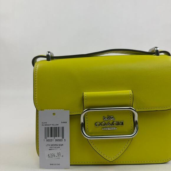 COACH CL416 Morgan Square Crossbody Bag - Picture 8 of 9